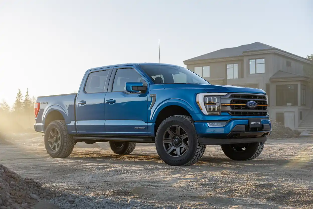 2026 Ford F-150 Omni-Platform on a construction site