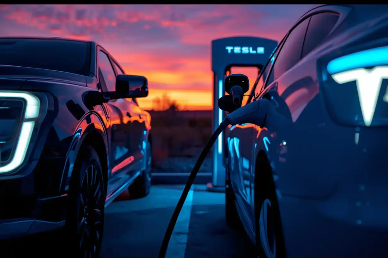 EV charging with NACS standard plug